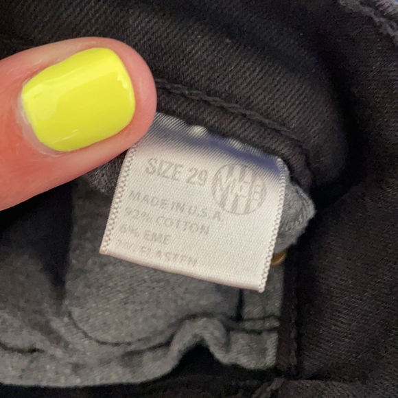 Revice Denim Black Jeans with Stitched Stars - Picture 7 of 7